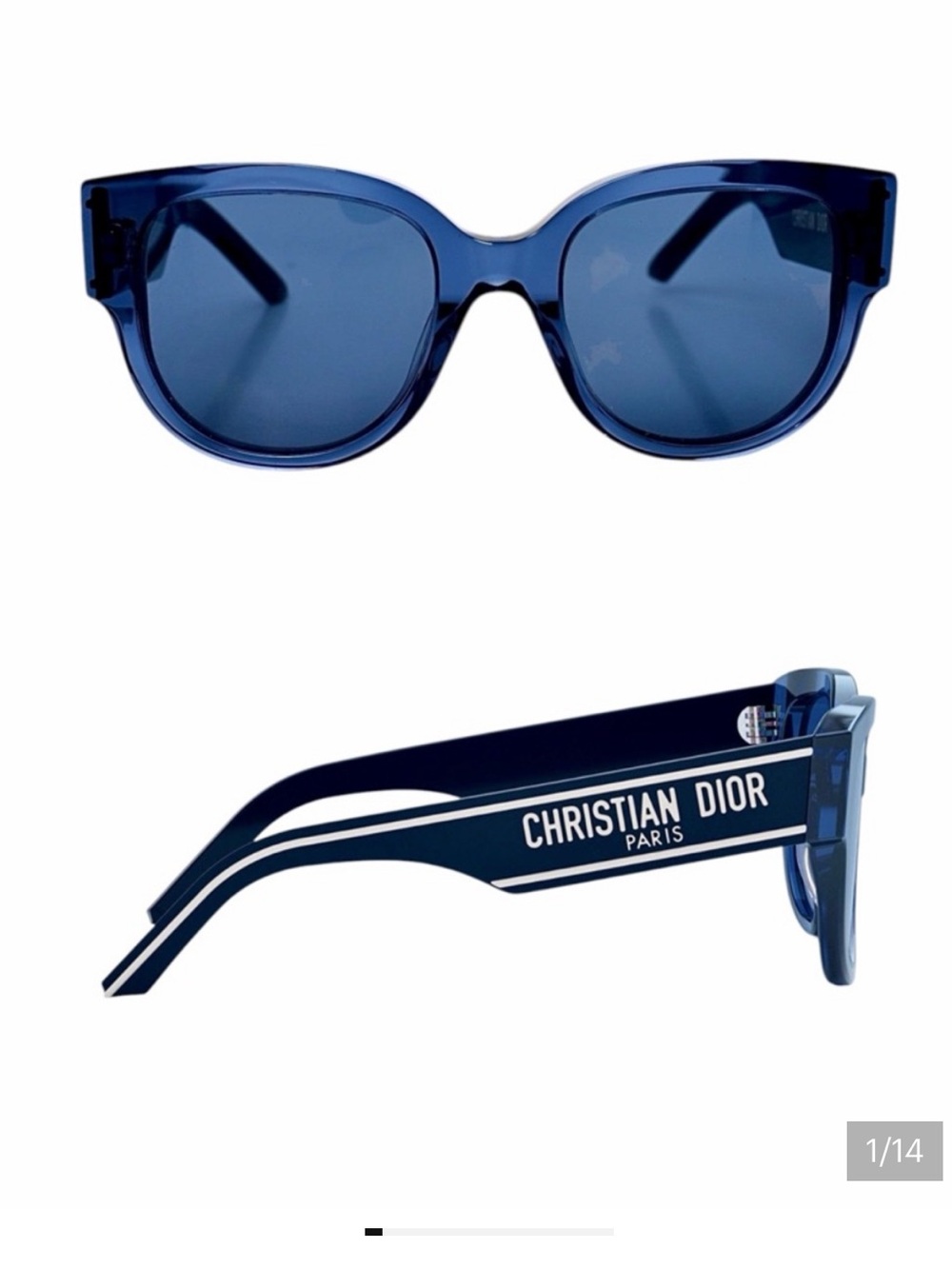 Christian Dior - Wildior BU Cat Eye
Sunglasses - Blue Acetate
